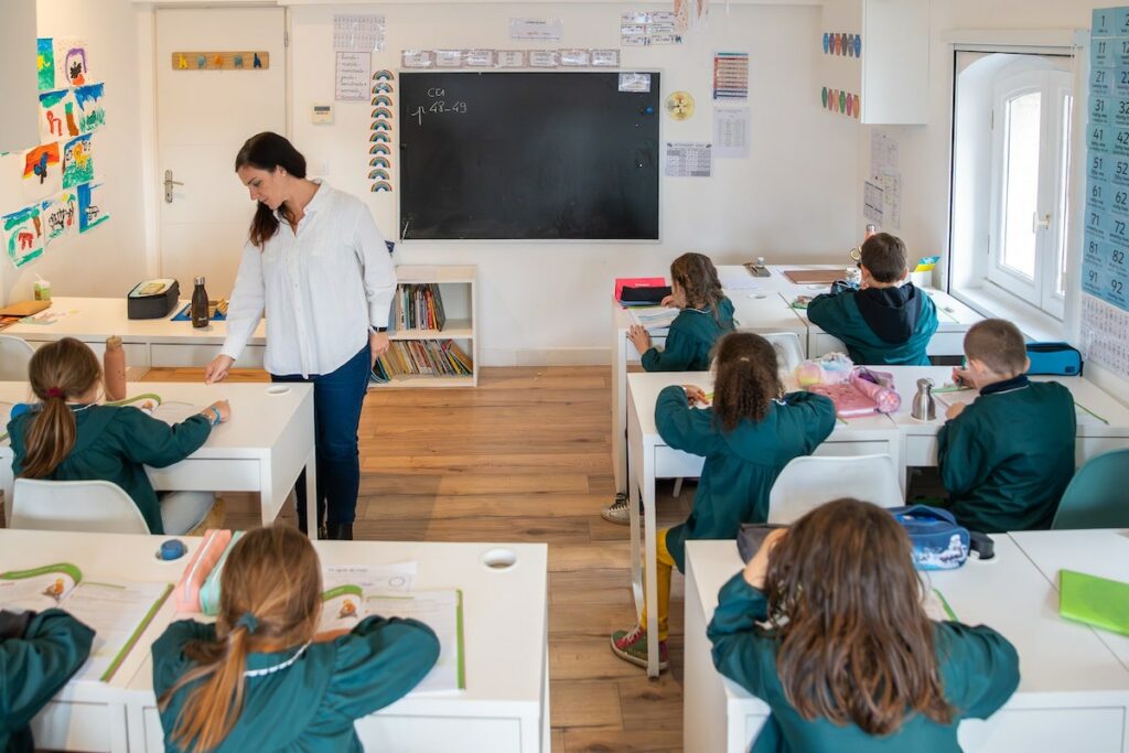Classe de primaire bilingue de la Petite Ecole Bilingue de Bordeaux